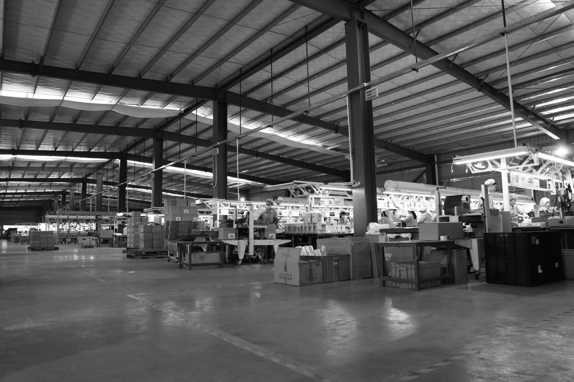Personal care appliance production floor